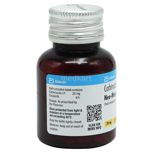 neo mercazole 20mg tablet 130's